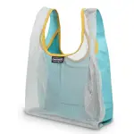 【MURMUR】網狀拼接帆布 - 海洋(購物袋.環保袋.可收納.便當包)