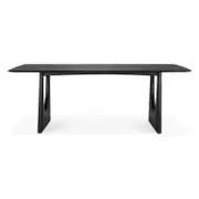 Ethnicraft Oak Geometric Dining Table
