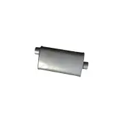 Redback Universal Muffler - 8" x 5" Oval 18" Long 2 1/4" O/C Turbo Flow