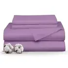 King Size Bed Sheets Set 4 pc 1000 TC Egyptian Cotton Sheets King Size Bed Sh...