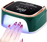 108W UV Light Nail Lamp, Cordless Rechargeable UV Light Nail Curing Lamp with Automatic Sensor/4 Timer Setting for Salon & Home, Nail Gel Polish Light Dryer Professional Nail Art Tools for Fingernail and Nail Tools