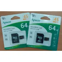 在飛比找蝦皮購物優惠-彰化手機館 apacer 宇瞻  64GB 記憶卡 64G 