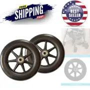 Replacement 6-inch Walker Rollator Wheels Set of 2 for Adults Seniors Elderly