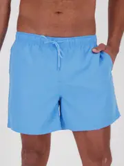 Mens Plain Swim Shorts AZURE BLUE (SOLID)