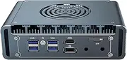 KINGDEL Firewall Micro Appliance, i7-1265U 4 Cores 12MB Smart Cache 16GB DDR4 RAM 512GB NVMe SSD Mini Computer HD/DP Support 8K 4 * 2.5GbE I226-V LAN 4xUSB3.0 SIM Slot