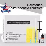 Dental Orthodontic Light Cure Bonding Adhesive Kit For Brackets Braces AZDENT