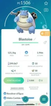 Rare BLASTOISE CLONE - Hydro Cannon POGO | Pokémon GO - Custom Listing irgar6601