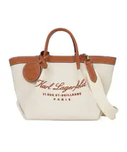 small Hotel Karl canvas tote bag One size White