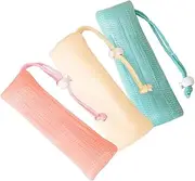 Happyyami Mesh Soap Bags 3 Pack Bar Soap Bag Soap Pouches for Soap Bars Soap Saving Bag for Travel