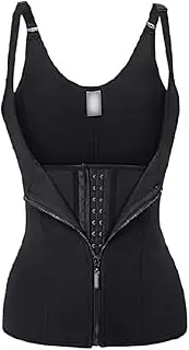 [Generic] Women's Underbust Corset Waist Trainer Cincher Body Shaper Vest with Adjustable Straps