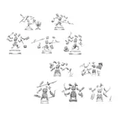 [WizKids Games] Wizkids D&D Frameworks Miniature Model Kit 7pcs - Kobolds