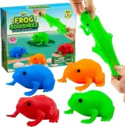Toys Frog Squisheez Squishy Stress Relief Balls (Set of 4) | Stretchy Fidget Ani