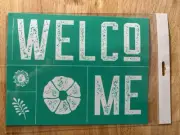 Chalk Couture Welcome Club Size B Transfer Stencil 8x10 Retired