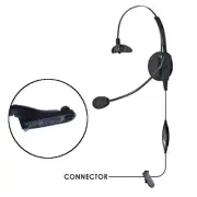 Klein Voyager Over The Head Headset for Motorola APX XPR TRBO Two Way Radios