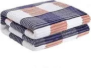 Cotton Heated Throw with Timer Function Dual Control Electric Mattress Portable Heated Electric Over Blanket Easy to Use