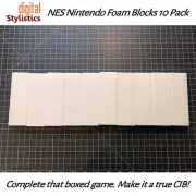 Foam Block Inserts for NES Nintendo boxed games - 10 foam blocks