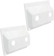 Faucet Bezel Stand Off Faucet Cover Faucet Mount Kit for RV Camper Trailer Shower Plate Replacement Part,White(2 Packs)