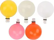 5Pcs Plastic Stick On Float,Airlock Strike Indicators Foam Tear Drop Bobber Tube Strike Indicator Fly Fishing Parts Terminal Fishing Equipment Buoyancy Fly Fishing Reel Tube