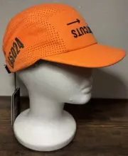 Rnnr Hat Cap Orange Strap Back No Shortcuts LASD24 Panel Tailwind Running Mesh