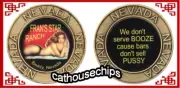 Fran's Star Ranch Beatty NV Legal Brothel Cat House Whore House Brass Coin