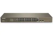 Tenda TEG1124P 1000M&PoE 24-Port Gigabit Ethernet Switch with 24-Port PoE