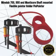 Minelab 700, 900 and Manticore Shaft mounted Flexible pointer Holder PinPointer