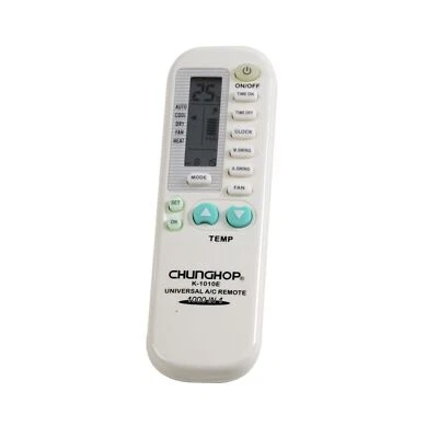 1x Universal Air Conditioner Remote Control A/C Daikin Fujitsu Panasonic