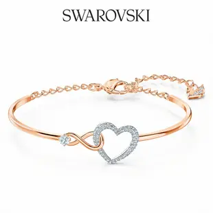 SWAROVSKI 施華洛世奇 Infinity Heart 鍍多色心形手鐲