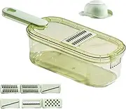 Kitchen Slicer | Onion Slicer - Vegetable Chopper with Container Kitchen Tool for Potato Carrot Salad Cooking Food Prep BBQ Camping Outdoor