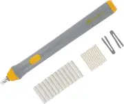 jojofuny 1 Set Electric Eraser Auto Rotate Typo Eraser for Precise Sketch Modification Lightweight Portable for Artists Students and Designers No Battery Included Grey