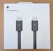 APPLE Thunderbolt 4 USB-C Pro Cable 1 Meter Black Genuine A2804 MU883AM/A - NEW