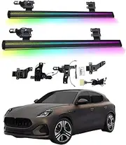 BJOHQ Electric Running Boards Compatible for Maserati Grecale 2022-2025 with Light, SUV, Off-Road & Pickup Trucks - Retractable Truck Steps & Nerf Bars