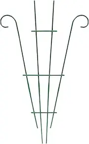 yuksok Plants Trellis Metal Gardening Climbing Frame Plant Climbing Rack Garden Trellis for Indoor Outdoor Patio Yard Garden Balcony, Green