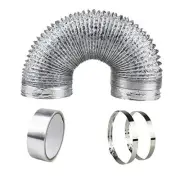 4 inch Dryer Vent Hose 6.5Ft/2M Flexible Clothes Dryer Ducting Air Tube