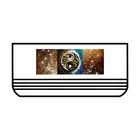 Celestial Pet Bowl, 18oz, Starry Design, Dog Bowl, Cat Bowl, Pet Feeding Dish,
