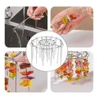 Air Fryer Rack with 24 Skewer Cooking Cooking Rack for Cooker Drying Cooling