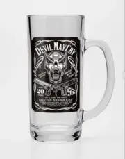 Devil May Cry 20th Anniversary Glass Mug Collector Item Limited w/box NEW FS
