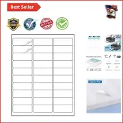 Matte White Mailing Labels 1" x 2-5/8" - 3000 Clear Printing Labels for DIY Use