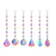 Prism Suncatcher Hanging Window Crystals Rainbow Light Catcher Garden Decora-bf