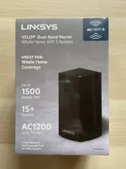 Brand New Sealed Linksys VELOP Dual-Band Router Whole Home WIFI 5 System AC1200