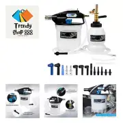 Pneumatic 2L Vacuum Brake Bleeder Fluid Extractor Pump Kit,Hands-Free Operati...
