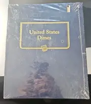 UNITED STATES DIMES (108 HOLES) WHITMAN CLASSIC 3-PAGE COIN ALBUM #9134