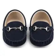 Oscar's For Kids Lucca Navy Baby Loafers
