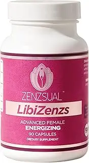 Libizenzs by Zenszual - Libido Booster to Increase Sexual Desire and Energy for Women - Maca Root, Horny Goat Weed, Tribulus Terrestris, Tongkat Ali, Ashwangandha - All Natural: 90 Capsules 1500 mg