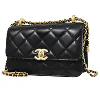 在飛比找PChome24h購物優惠-CHANEL AS2615 Mini Flap Bag 菱格