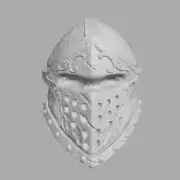 Knight Helmet v7 custom head for Mythic Legions & other fantasy action figures