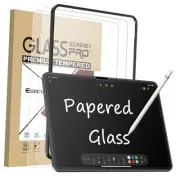 2 Pack Like Paper Glass Screen Protector for iPad Air 11 Inch M3/M2 (7th/6th