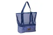 Extra Large 2-in-1 Insulated Mesh Tote Bag Zipper Cooler Picnic Storage Beach Makena