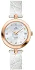 Omega DeVille Prestige White Diamond MOP Dial 18k Rose Gold Ladies Dress Watch