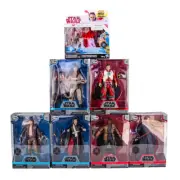 Disney Star Wars Rey Force Link Finn Kylo Ren Poe Andor Blaze Chirrut Fig 7P Lot